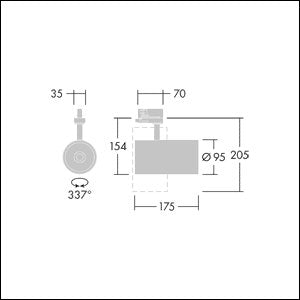 Thorn - Downlight/Strahler/Flutlicht LED-Strahler GRAFFITI #96108770 940, ws