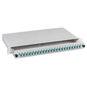 EFB-Elektronik - Patchpanel LWL Spleißbox ausziehb. LC OM4 B71902.48OM4 48Pig./24Kupplungen