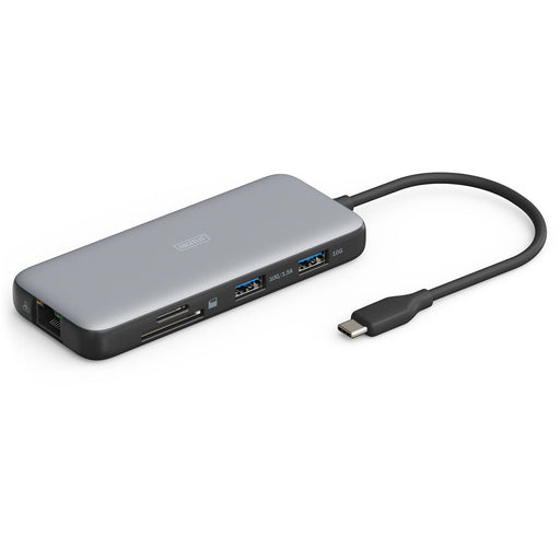 DIGITUS - Multi-Tischsteckdose USB-C Docking Station DA-70915 8-Port
