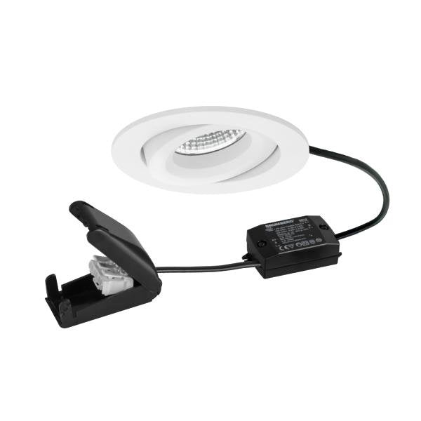 Brumberg Leuchten - Downlight/Strahler/Flutlicht LED-Einbaustrahler 230V 38478173 3000K, ws