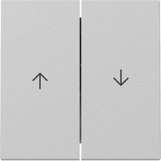 Gira - Abdeckung/Bedienelement für Installationsschalterprogramme Wippe 2f Pfeil 3294015 Grau m