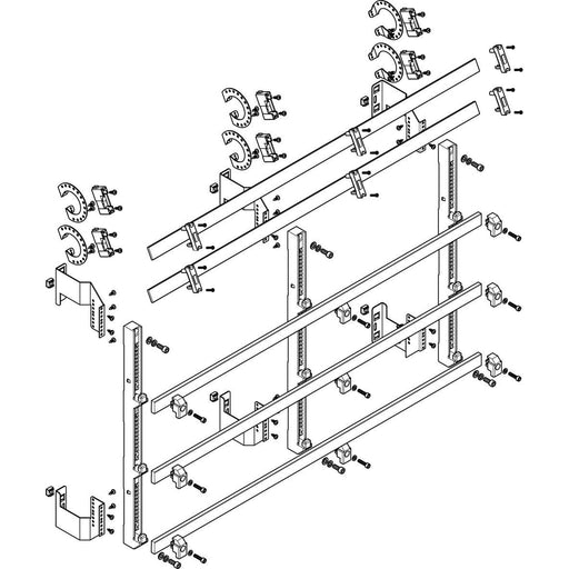 ABN - Verteilerfeld für Installationsverteiler Sammelschienen-Modul MFSC47965 flach 4FB/7RE