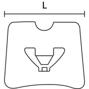 HellermannTyton - Kabelbinder ELTY Kopf ELTYK-POM-BK-Q1 schwarz