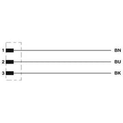 Phoenix Contact - Konfektioniertes Sensor-Aktor-Kabel Sensor-/Aktor-Kabel SAC-3P-DTMS/10,0-PUR