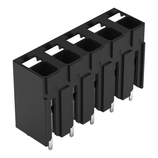WAGO - Leiterplattenklemme THR-Leiterplattenklemme 2086-3105 Drücker,1,5mm²,sw − 132 Stück