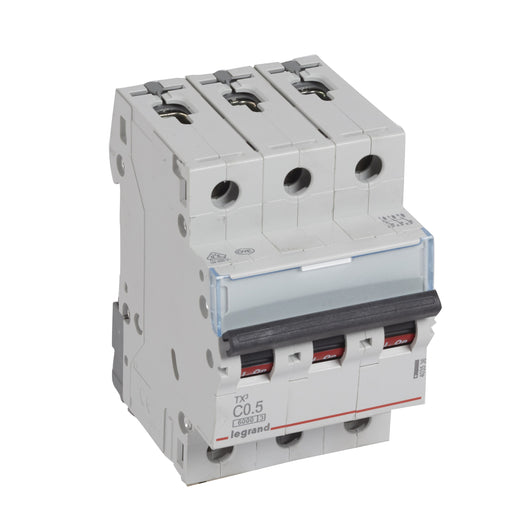 Legrand - Leitungsschutzschalter Legrand 403536 C0,5A 3-polig 6kA