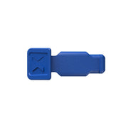 Knipex - Dekorelement für Abdeckungen ColorCode Clips 00 61 10 CB (VE10) Blau (10 Stk)