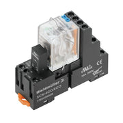 Weidmüller - Schaltrelais Relaiskoppler DRMKIT24VDC4CO LD/PB mit Sockel − 10 Stück