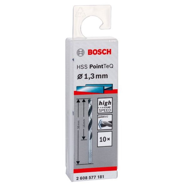 Bosch - Bohrer Metallspiralbohrer HSS 2608577181 PointTeQ DIN 338 1,3