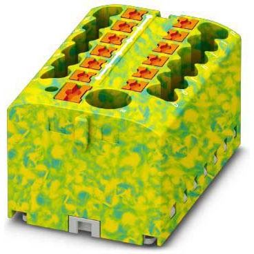 Phoenix Contact - Durchgangs-Reihenklemme Verteilerblock PTFIX 6/12X2,5 GNYE