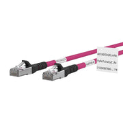 Metz Connect - Patchkabel Kupfer Patchkabel Cat.6A 1308455002WE AWG 26 5m vi-sw − 5 Stück