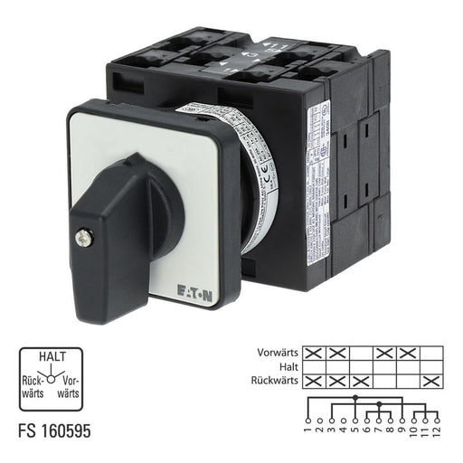 Eaton - Lastschalter Wendeschalter T3 32A T3-3-8622/E Einbau rastend