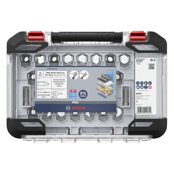 Bosch - Werkzeugset PRO Multi Material PC Plus 2608594425VE(14) Lochsägen-Set 20 64