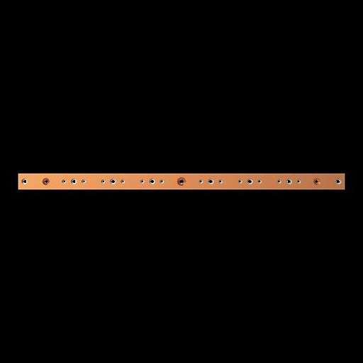 Striebel&John - Sammelschiene Kupferschiene lose ZX2537 40x10mm, L:833mm