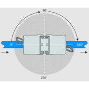 Metz Connect - Modularer Steckverbinder Kabelverbinder TN-130863-04-E-90 180° Class EA