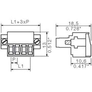 Weidmüller - Kabelsteckverbinder für Leiterplattensteckverbinder Buchsenleiste BL 3.5/10F SN OR Zugbügelanschluß,10p − 42 Stück
