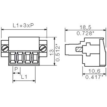 Weidmüller - Kabelsteckverbinder für Leiterplattensteckverbinder Buchsenleiste BL 3.5/10F SN OR Zugbügelanschluß,10p − 42 Stück