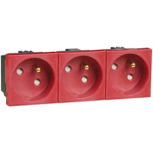 Peha - Schalter-/Steckdosenkombination Steckdose 3f B 6273.36 EMS SI WI