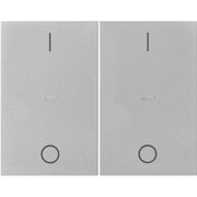 Berker - Abdeckung/Bedienelement für Installationsschalterprogramme Abdeckung Tastsensor-Modul 80962373 2-fach edelstahl