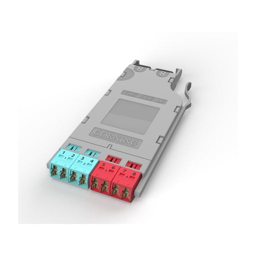 Corning - Moduleinsatz für Patchpanel LWL EDGE8 Tap Module-BiDi ETM8-50A-Q-BD 1-Port OM4 50/50