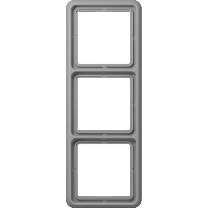 Jung - Abdeckrahmen Rahmen 3-fach gr CD 583 GR waage/senkrecht