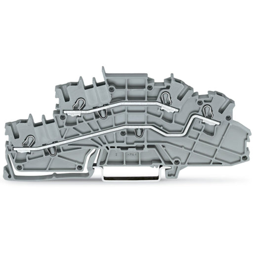 WAGO - Installations-Etagenklemme Installationsetagenklemme 2003-6642 4mm² grau L/L