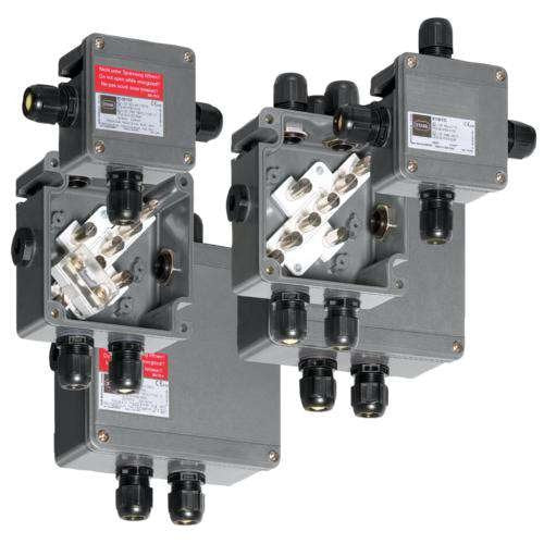 Stahl - Klemmenkasten Abzweigdose Ex e 133220 8 x 6 mm2