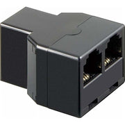 Goobay - Kommunikationstechnik-Adapter ISDN T-Adapter 50597 sw,Bu/Bu − 10 Stück