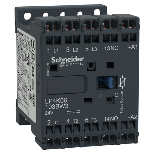 Schneider Electric - Leistungsschütz zum Schalten von Wechselstrom Schütz LP4K09103BW3 9A,24V DC