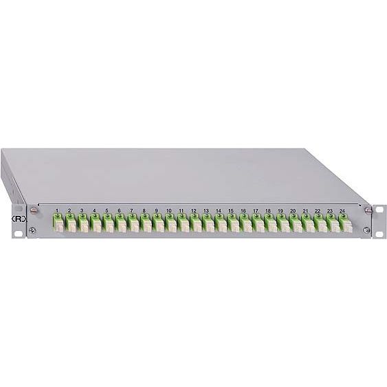 Rutenbeck - Patchpanel LWL Spleissbox gr GradeB 228030512 12xSC-D OM3 aqua