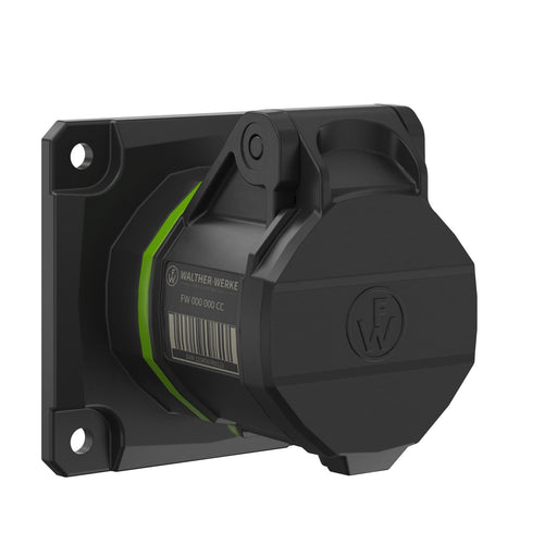 Walther Werke - CEE-Anbausteckdose (IEC 60309) CEE NEO Anbaudose FW410310CC gerade 1 6A 3P 10h