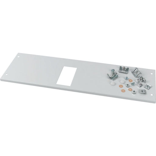 Eaton - Abdeckung/Blende/Beschriftungsleiste (Schaltschrank) Frontblende +Einbausatz 3p XMN130604C NZM1 horizontal grau