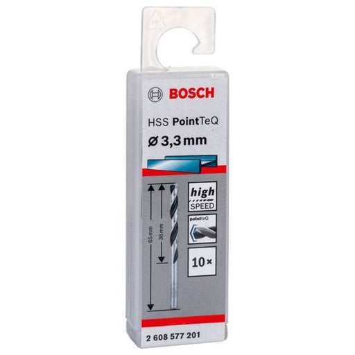 Bosch - Bohrer Metallspiralbohrer HSS 2608577201 PointTeQ DIN 338 3,3