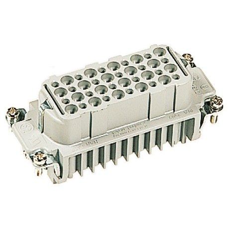 Harting - Kontakteinsatz für Rechtecksteckverbinder Buchseneinsatz 09212403101 Han 40D-HMC-F-c