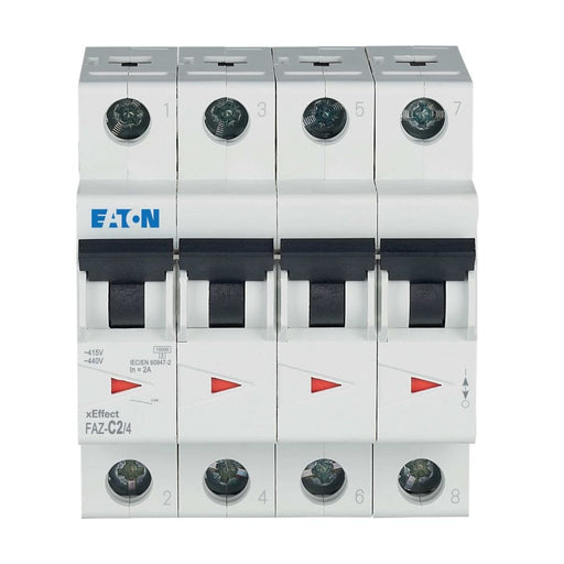 Eaton - Leitungsschutzschalter FAZ-C2/4 2A Charakt.: C