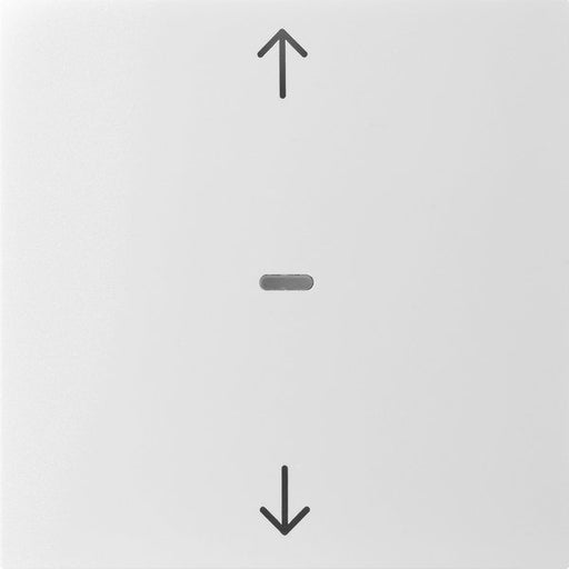 Berker - Abdeckung/Bedienelement für Installationsschalterprogramme Abdeckung Tastsensor-Modul 80961282 1-fach weiß
