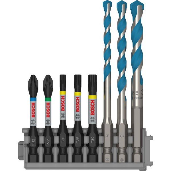 Bosch - Werkzeugset PRO Impact Set mit Multi 2608577144 Constr. Bohrer