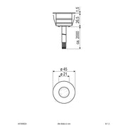 EVN Lichttechnik - Bodeneinbauleuchte LED-Bodeneinbauleuchte 44159902A IP65