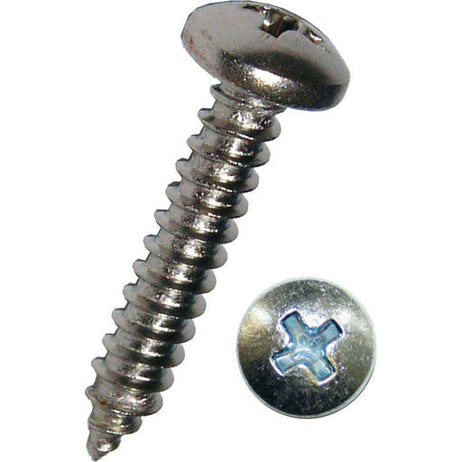 Dresselhaus - Blechschraube Linsen-Blechschrauben 3414/000/53 3,5x22 mit Kreuzschlitz, A2 − 25 Stück