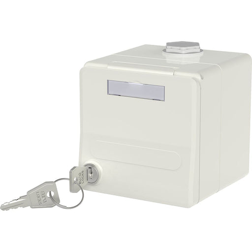 Metz Connect - Kommunikationsanschlussdose Kupfer IP44 Modul-AP-Geh. 1309470002-I rws für MC-Modul − 1 Stück