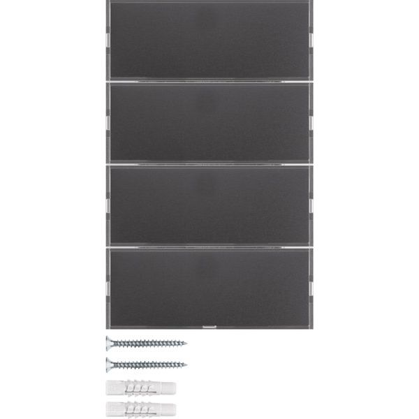 Berker - Bussystem-Tastsensor Tastsensor 4f. anth/mt 80164776
