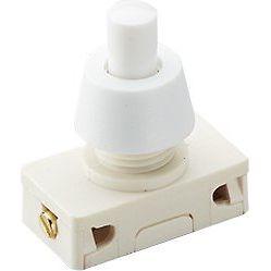 Bachmann - Geräte-Einbauschalter und -taster EB-Druckknopfschalter 924.137 ws, 2(1)A,250V 1p