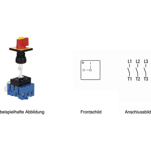 Kraus&Naimer - Lastschalter Hauptschalter Not-Aus KG41B T203/94 VE 40A,15KW,3pol
