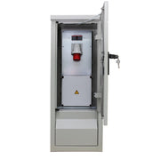 Walther Werke - CEE-Steckdosen-Kombination (IEC 60309) Edelstahlstromverteiler 83245116 63A und Zug.16A