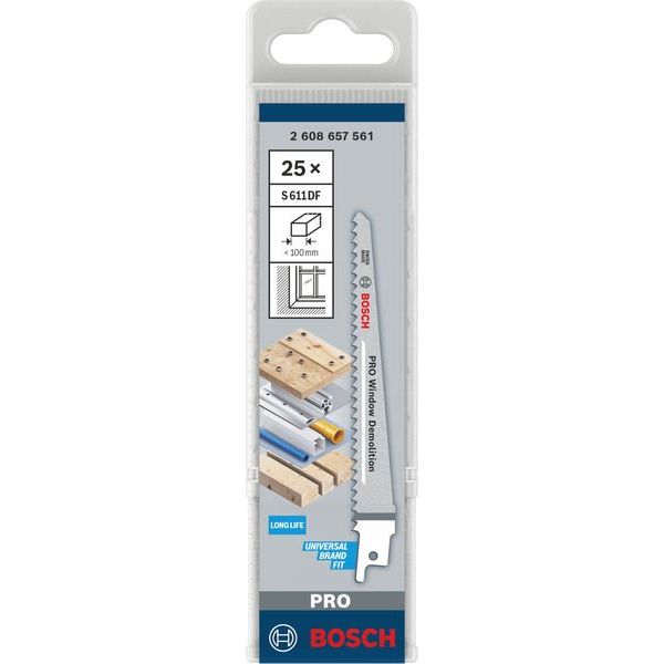 Bosch - Säbelsägeblatt PRO Window Demolition 2608657561 S611DF