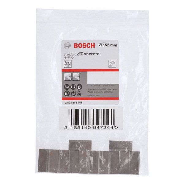 Bosch - Bohrkrone Segmente für PRO 2608601755 Diamantnassbohrkrone