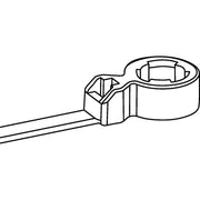 HellermannTyton - Kabelbinder Befestigungsbinder 1tlg. 157-00040(100) schwarz − 100 Stück