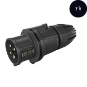 Walther Werke - CEE-Stecker (IEC 60309) CEE NEO Stecker FW211407CC Classic 16A 4P 7h − 10 Stück