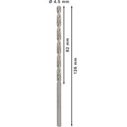 Bosch - Bohrer PRO Metal HSS-G 2608596818 Spiralbohrer 4,5 x