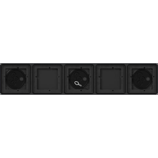 Gira - Montageelement für Türstation AP-Gehäuse 5 Module 1x5 5505910 Anthrazit